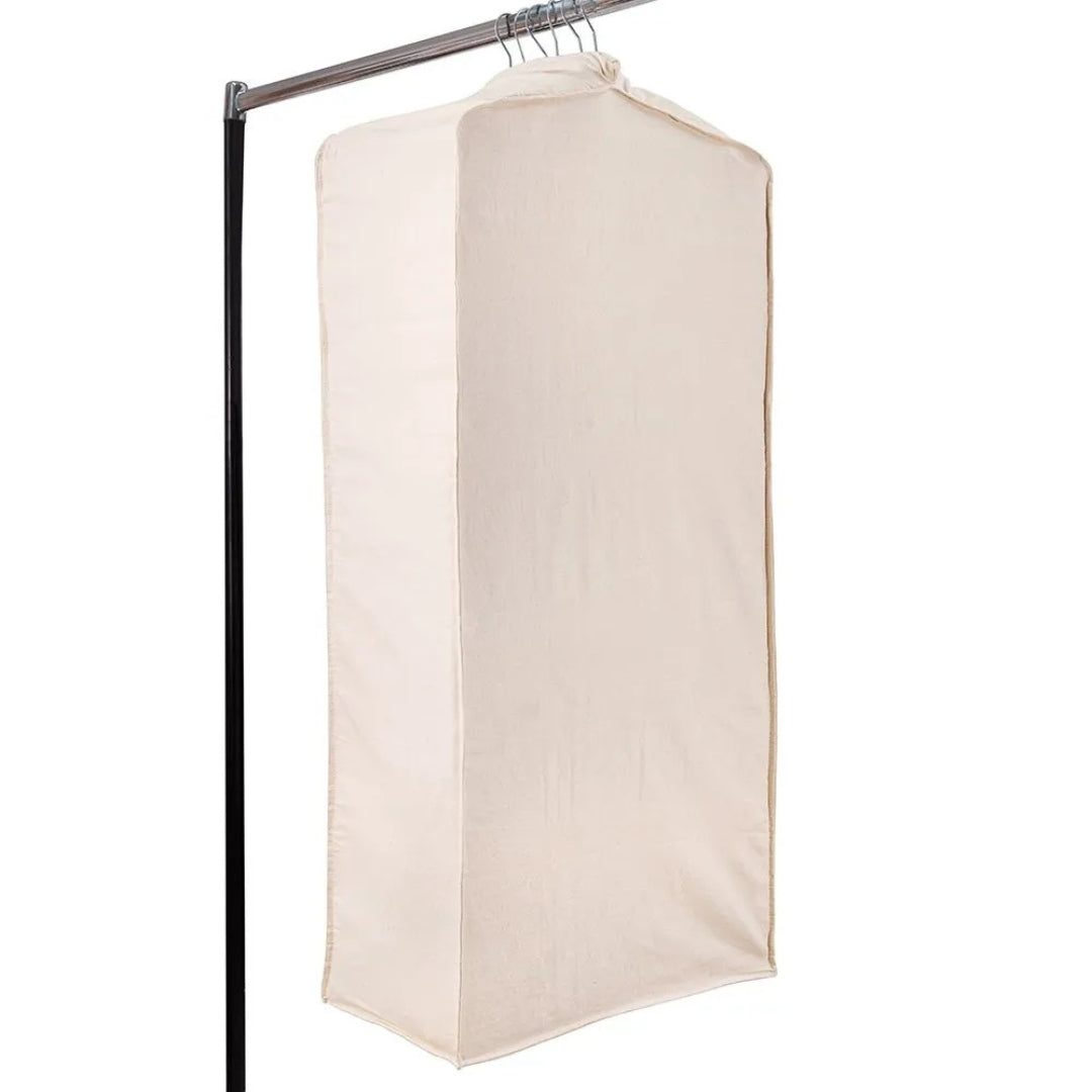 Cotton Garment Bag – Bulk Clothing Storage of 15 Hangers