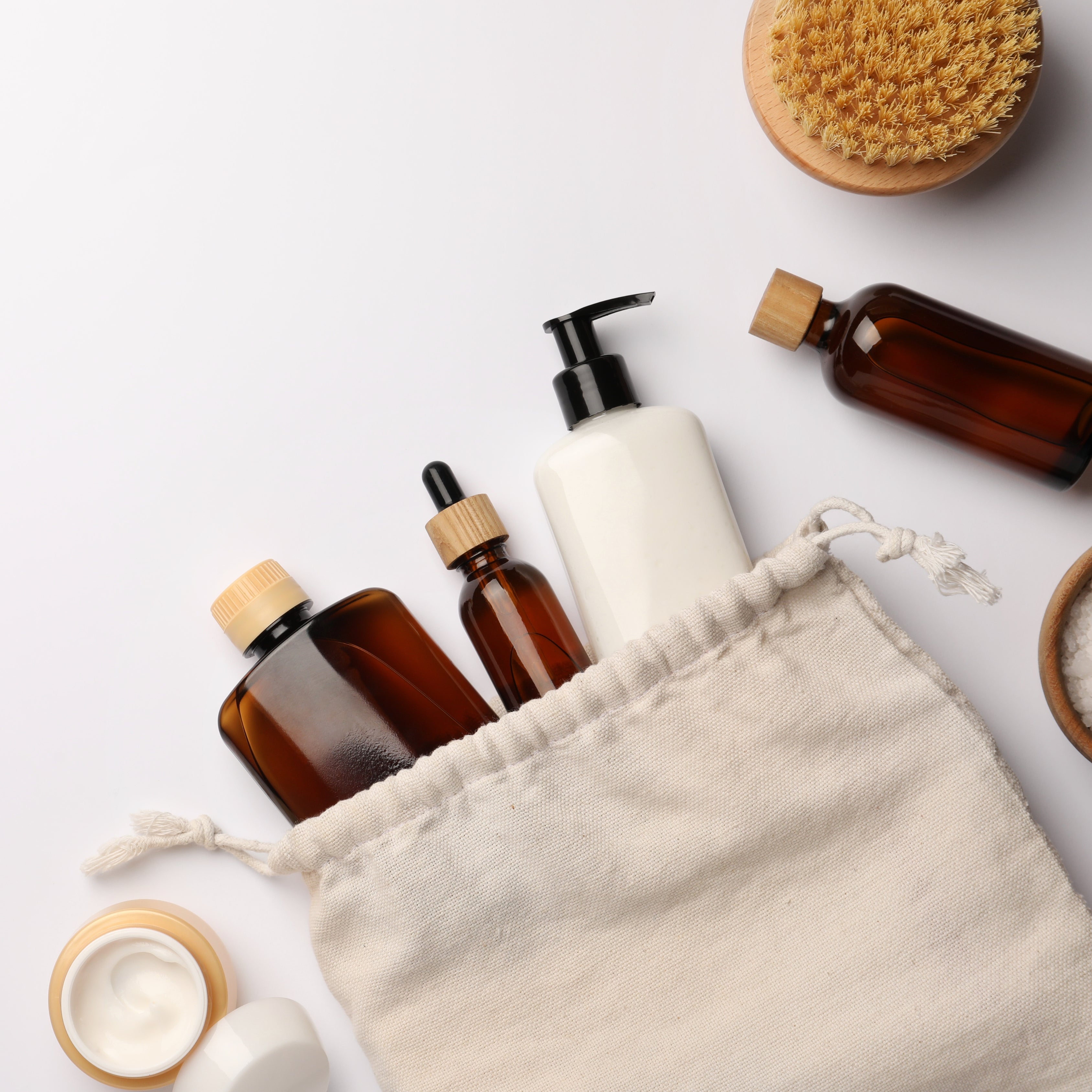 25x30 cm (10x12 Inches) 100% Organic Cotton Double Drawstring Eco-friendly Reusable Cotton Muslin Bags