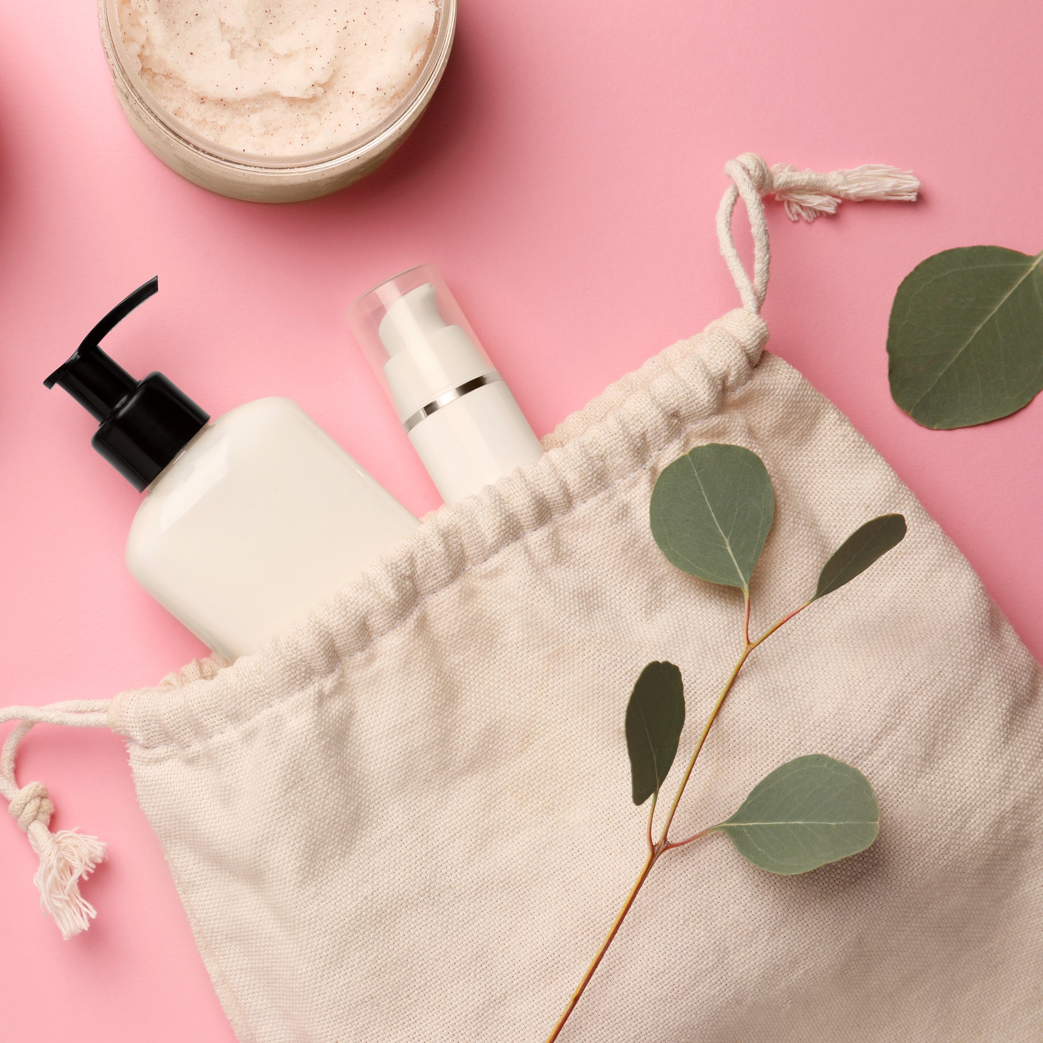 25x30 cm (10x12 Inches) 100% Organic Cotton Double Drawstring Eco-friendly Reusable Cotton Muslin Bags