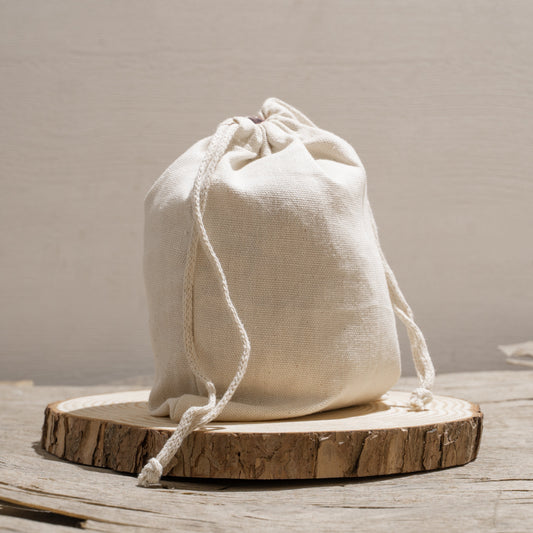 Canvas Cotton Double Drawstring Premium Quality Muslin Bags