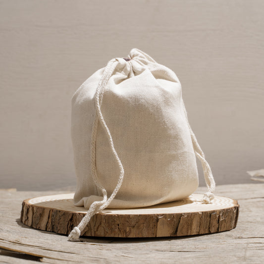100% Canvas Cotton Double Drawstring Premium Quality Muslin Bags