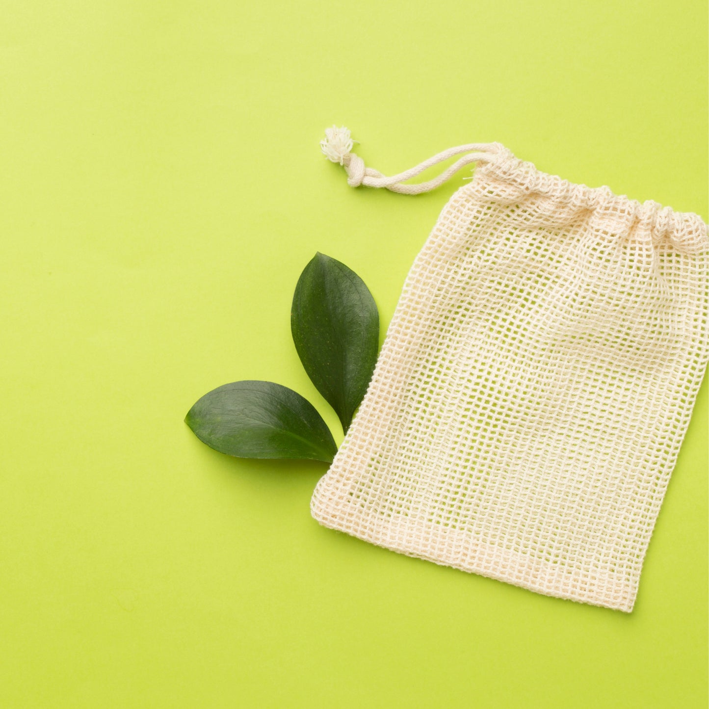 Bolsas de lavandería y de malla 100% algodón orgánico