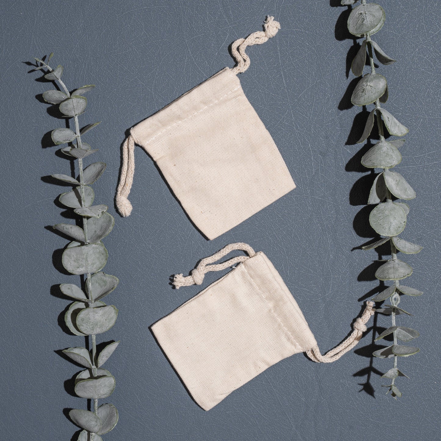 Canvas Cotton Double Drawstring Premium Quality Muslin Bags