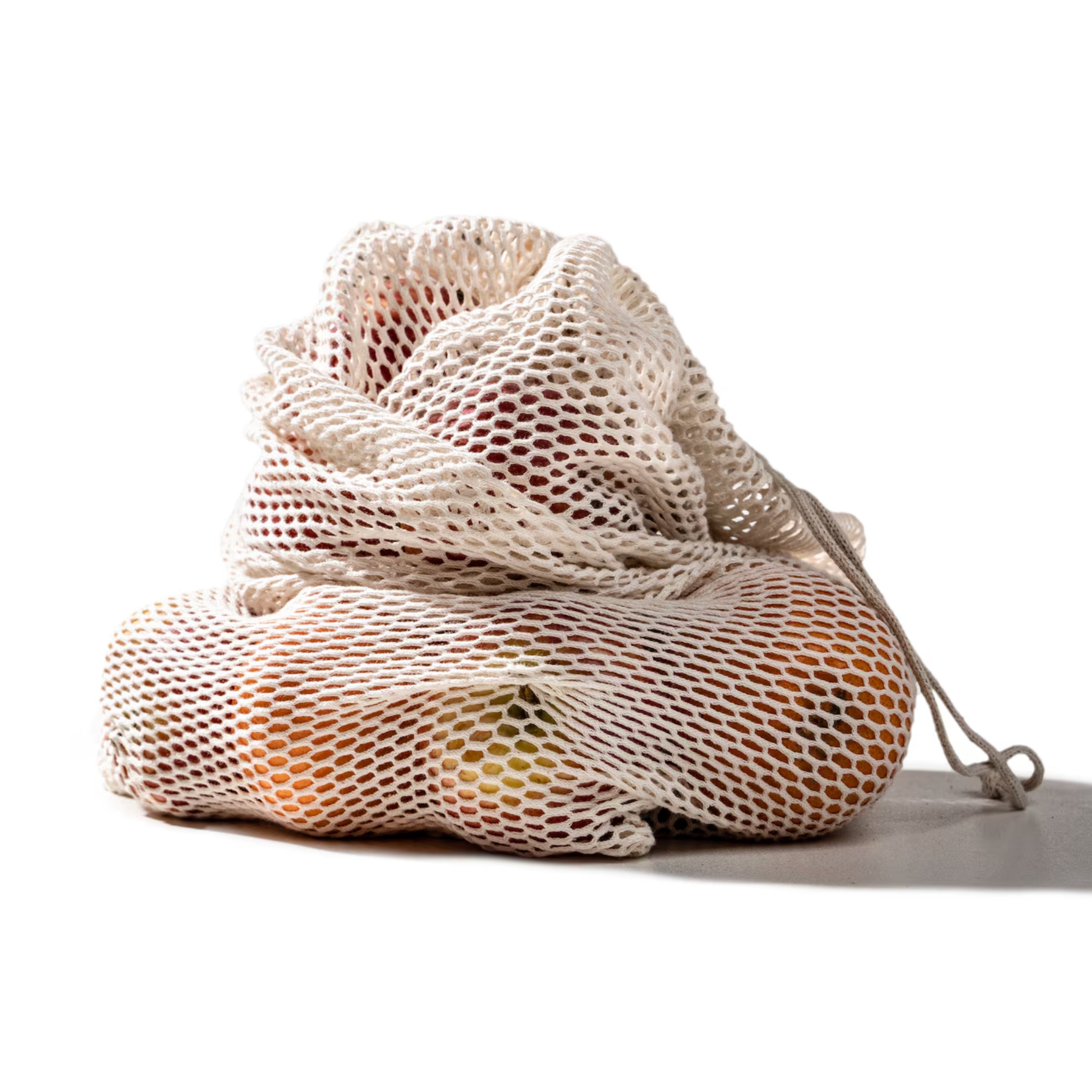 Organic Cotton Laundry Bags. Washable and Reusable. Mesh Storage Bags