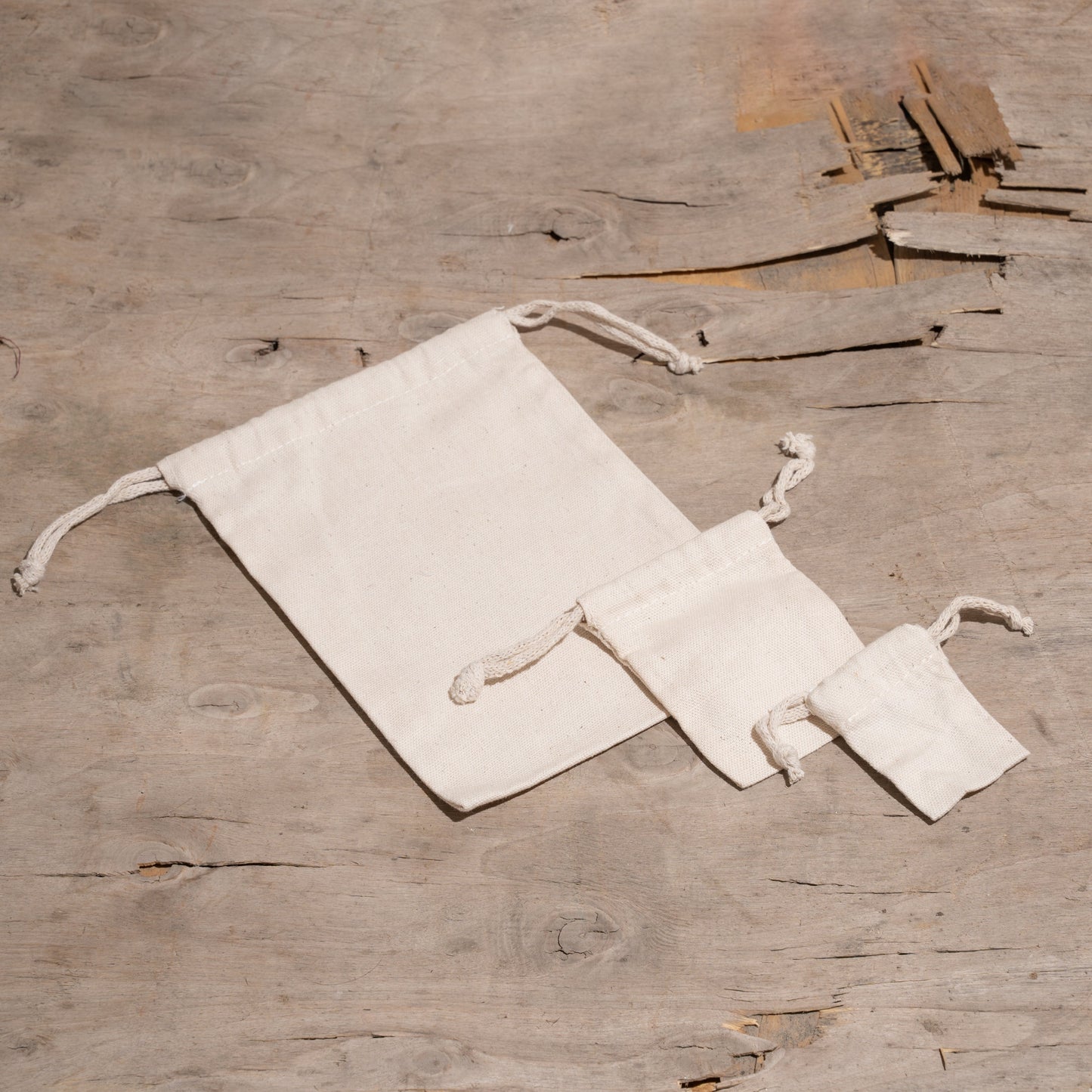 Canvas Cotton Double Drawstring Premium Quality Muslin Bags