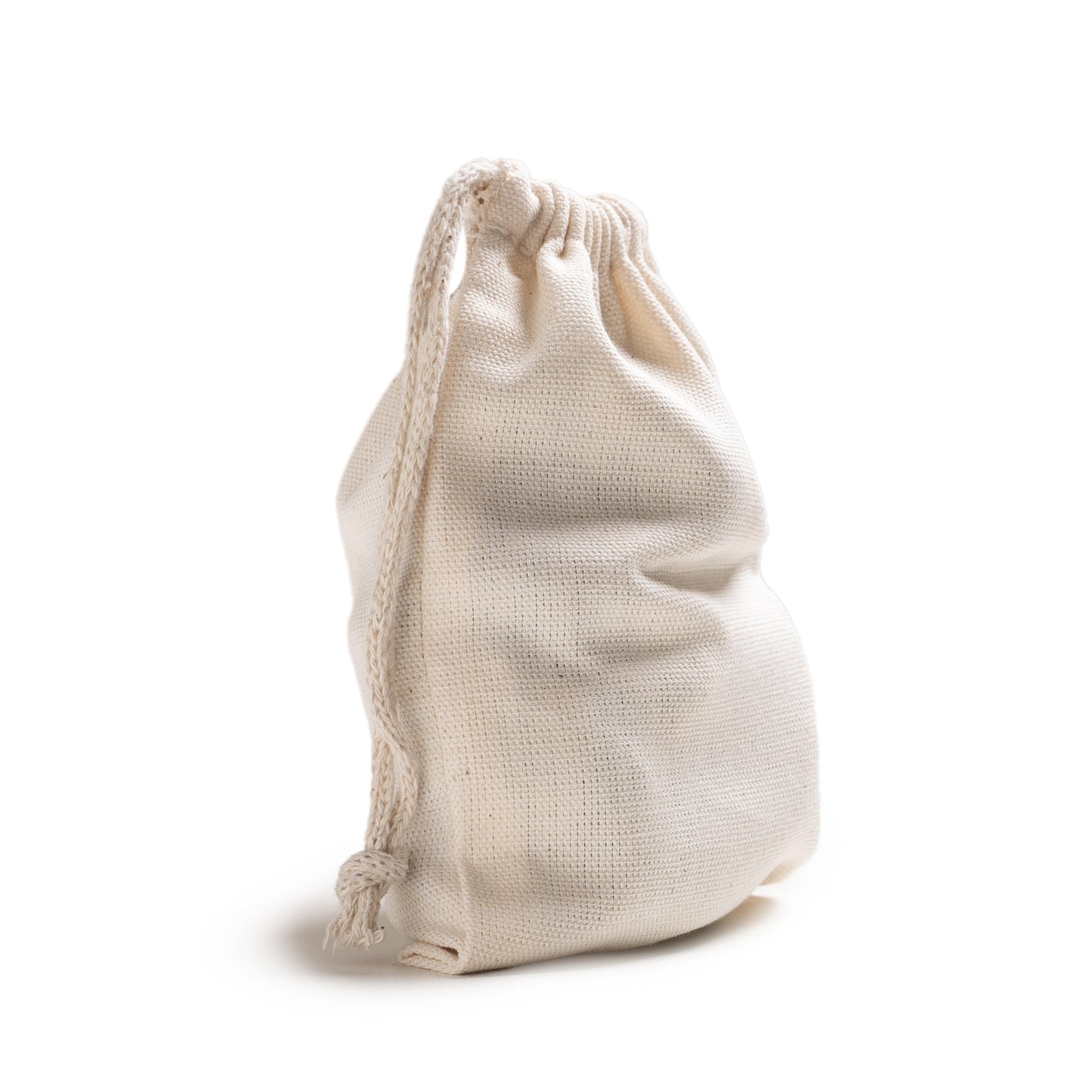 100% Organic Cotton Single Drawstring Premium Cotton Muslin Bags
