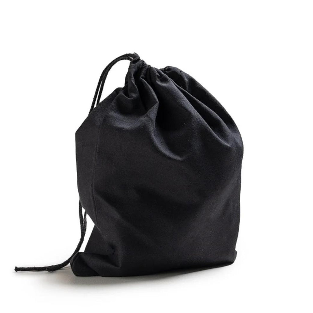Black Cotton Single Drawstring Eco-friendly Reusable Cotton Muslin Bags