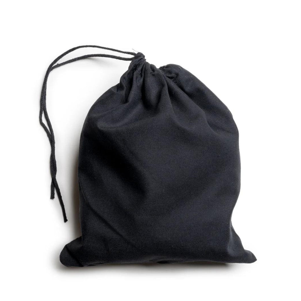 Black Cotton Single Drawstring Eco-friendly Reusable Cotton Muslin Bags