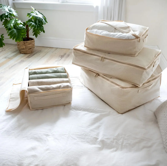 Clothing Storage Bags – 330gsm (10oz) Thick Natural Cotton